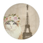 Planche À Découper Chat & Tour Eiffel (Devant)