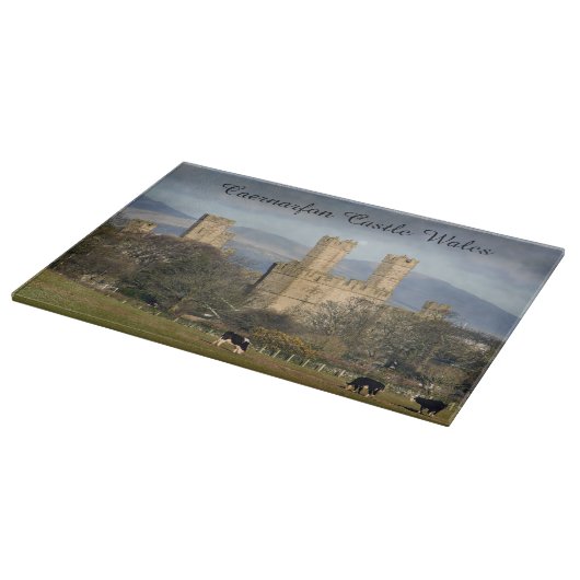 Planche À Découper Château de Caernarfon Wales. (Coin)