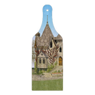 Planche À Découper Château de Conte de Fées Cadeau de Fantaisie et d'