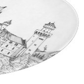 Planche À Découper Château de Neuschwanstein Allemagne Art de ligne (Coin)