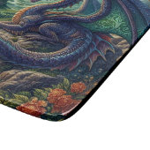 Planche À Découper Château du Dragon médiéval coloré (Coin)