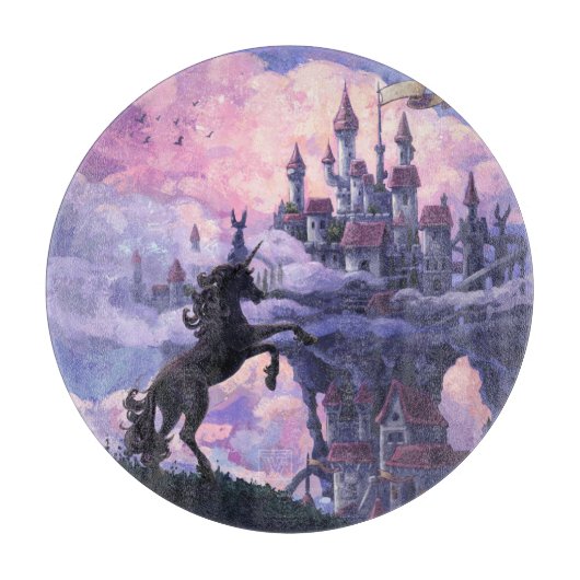 Planche À Découper Château Licorne (Devant)