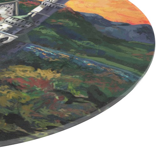 Planche À Découper Château Schloss Neuschwanstein (Coin)