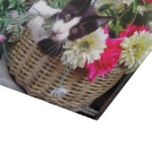 Planche À Découper Chaton dans un panier (Coin)