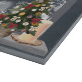 Planche À Découper Chats à la fenêtre de Noël (Coin)