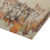 Planche À Découper Chats d'automne #1 (Coin)