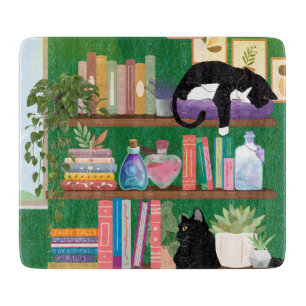 Planche À Découper Chats de librairie