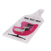 Planche À Découper Chats de style milieu de siècle dans un fauteuil r (Coin)