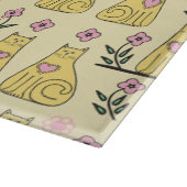 Planche À Découper Chats jaunes (Coin)