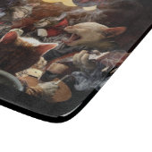 Planche À Découper Chats jouant au poker (Coin)