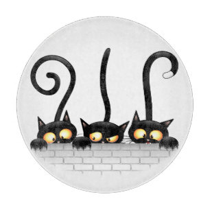 Planche À Découper Chats Naughty, Playful et drôle de personnages