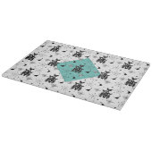 Planche À Découper Chats rétro du milieu du siècle moderne Motif (Coin)