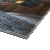 Planche À Découper Chats siamois Noël Neige Fêtes (Coin)