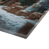 Planche À Découper Chats Sphynx Noël Neige Fêtes (Coin)