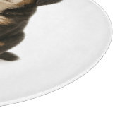 Planche À Découper Chatte Bernese Mountain Chiot personnalisé (Coin)