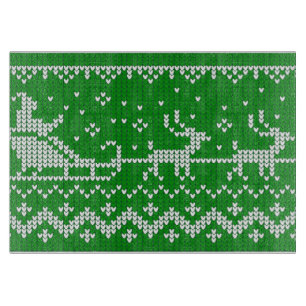 Planche À Découper Chaudron moche Le Père Noël traîne et rennes