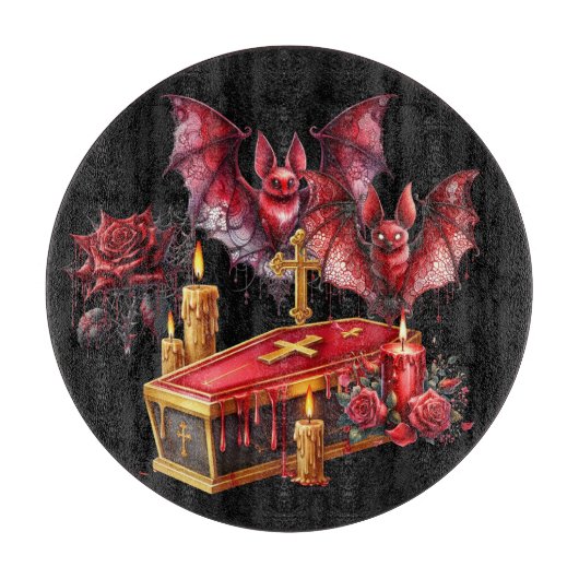Planche À Découper Chauves-souris vampires (Devant)