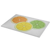 Planche À Découper Chaux, citron et orange (Coin)