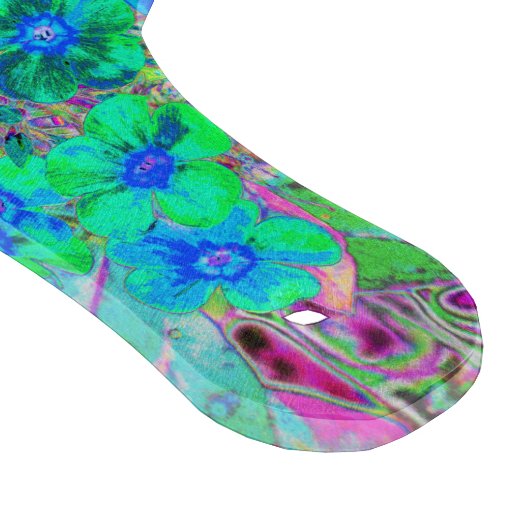 Planche À Découper Chaux psychédélique Trippy Lime Vert et Bleu Fleur (Coin)