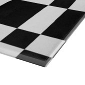 Planche À Découper Checkered blanc et noir (Coin)