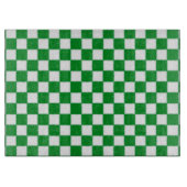 Planche À Découper Checkered blanc et vert (Devant)