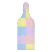 Planche À Découper Checkers Pastel Spring (Devant)