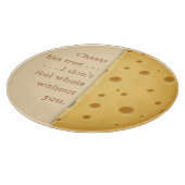 Planche À Découper "Cheesy, mais vrai" Drôle Dit Amour & Amitié (Coin)