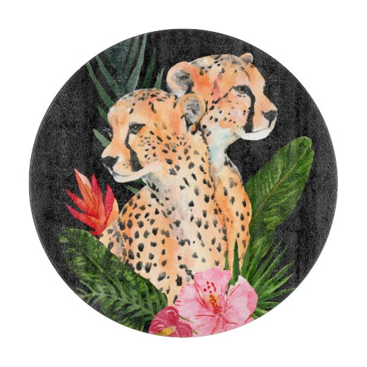 Planche À Découper Cheetah Bouquet (Devant)