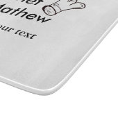 Planche À Découper Chef cuisinier ajouter nom texte hommes cuisine bo (Coin)