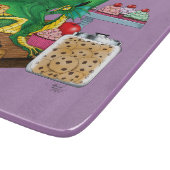 Planche À Découper Chef pâtissier Dragon Vert (Coin)