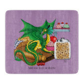 Planche À Découper Chef pâtissier Dragon Vert (Devant)