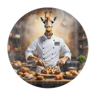 Planche À Découper Chef pâtissier Giraffe : Atteindre De Nouvelles Ha