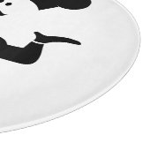 Planche À Découper Chef tenant un bol de soupe (Coin)