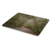 Planche À Découper Chemin forestier d'automne doré (Coin)