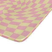 Planche À Découper Chèque Retro Chèque Retro Peach Rose (Coin)