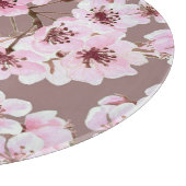 Planche À Découper Cherry Blossom Branches Motif aquarelle (Coin)