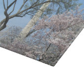 Planche À Découper Cherry Blossoms et le monument de Washington à DC (Coin)