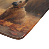 Planche À Découper Chesapeake Bay Terrier en congé d'automne (Coin)