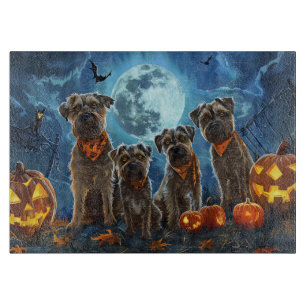 Planche À Découper Chesapeake Bay Terrier Halloween Éffrayant