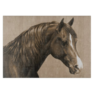 Planche À Découper Chestnut Morgan Horse à Sepia