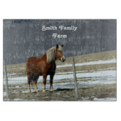 Planche À Découper Cheval Belge En Paddock Cutboard (Devant)