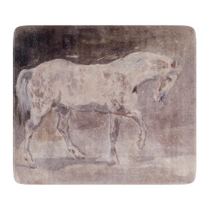 Planche À Découper Cheval blanc (par Eugene Delacroix)