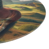 Planche À Découper cheval Clydesdale des Highlands d'Écosse (Coin)
