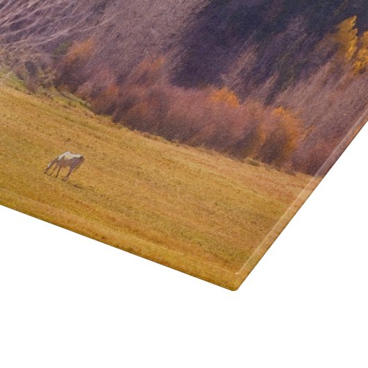 Planche À Découper Cheval dans l'automne I (Coin)