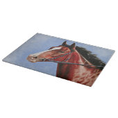 Planche À Découper Cheval de course de Baie Thoroughbred (Coin)
