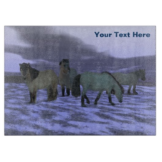 Planche À Découper Cheval de l'Aube - Yakutia (Devant)