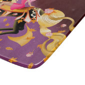 Planche À Découper Cheval et dame du crâne de sucre 6x7 (Coin)