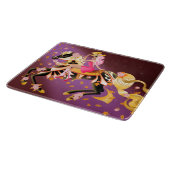 Planche À Découper Cheval et dame du crâne de sucre 6x7 (Coin)