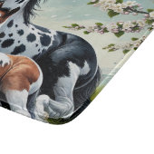 Planche À Découper Cheval et poulain reposent au milieu des arbres en (Coin)