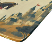 Planche À Découper Chevalier médiéval/château de wyvern fantasy (Coin)